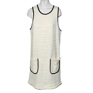 Anthropologie Maeve Patch  Pockert Mini Dress Size Medium Zip Back